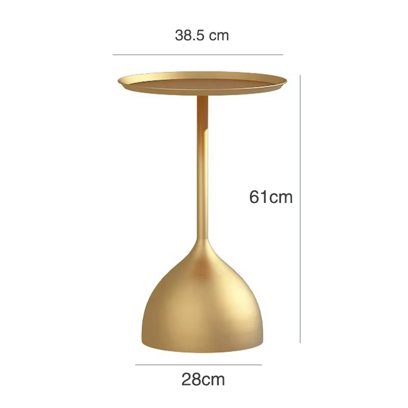 Petite Table Basse Nordique Créative de Luxe, Table d'Angle Simple en Fer Forgé, Table de oral et de