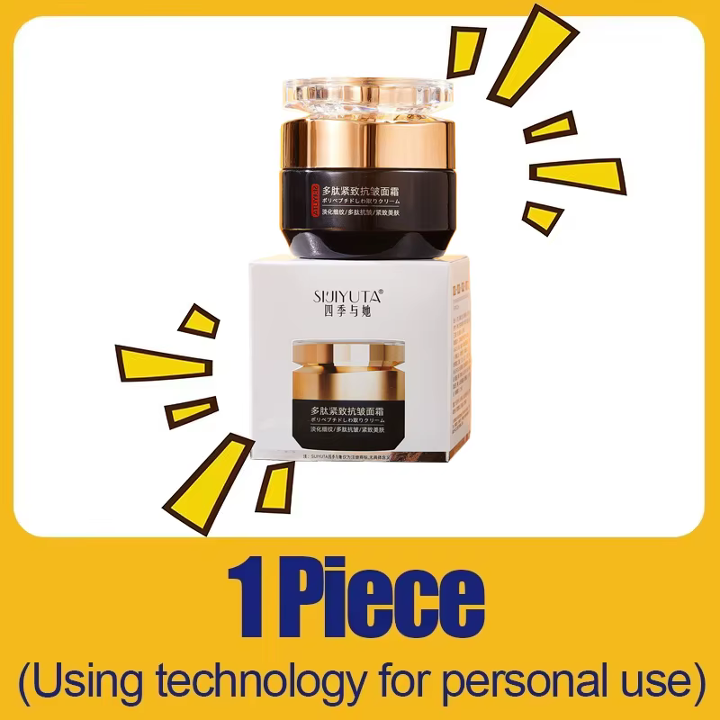 Crème pour le visage raffermissante anti-rides polypeptide, hydratation en profondeur, éclaircit la