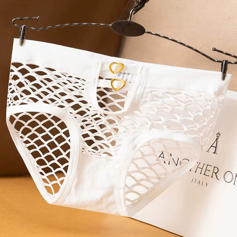 Femmes culottes évider Lingerie Sexy culottes femmes élasticité sous-vêtements tentation String femm