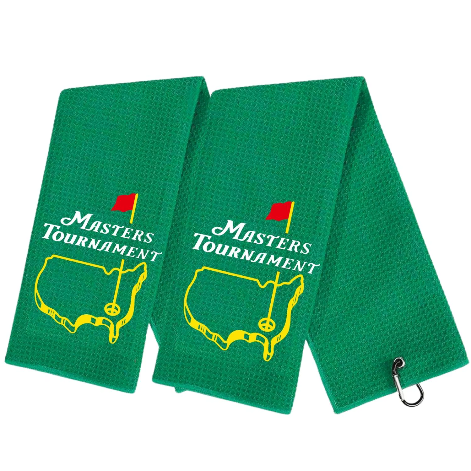 2 grands cadeaux de golf de Noël | Serviettes de golf brodées amusantes pour sacs de golf | Cade