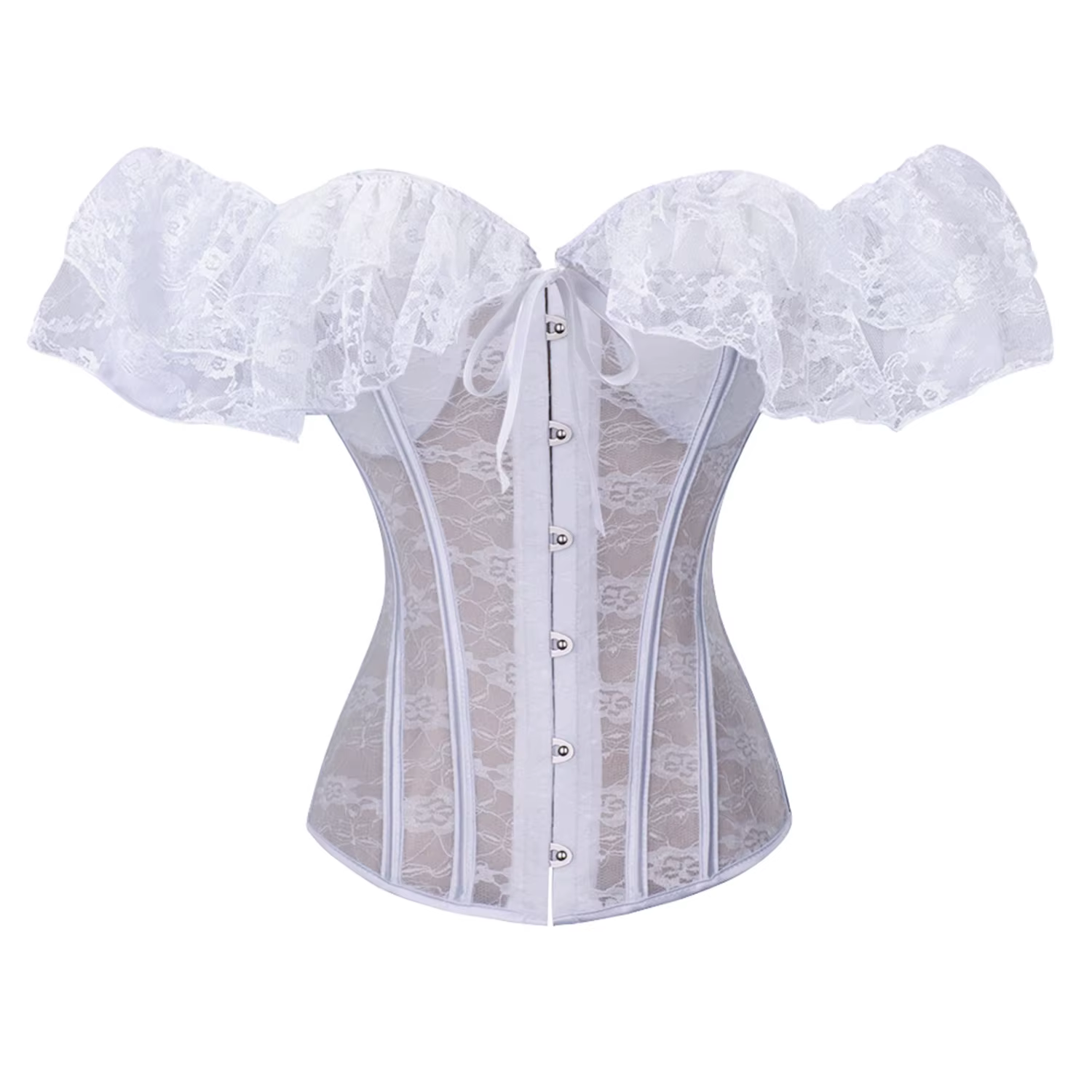 Dentelle Corset Top Femmes Shapewear Fajas Taille Formateur Minceur Lingerie Blusas Body Shaper Femm
