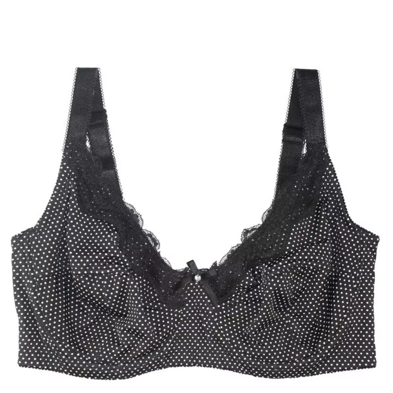 Mierside D0295 mode à pois soutien-gorge femme grande taille soutien-gorge Lingerie gris/noir/marron
