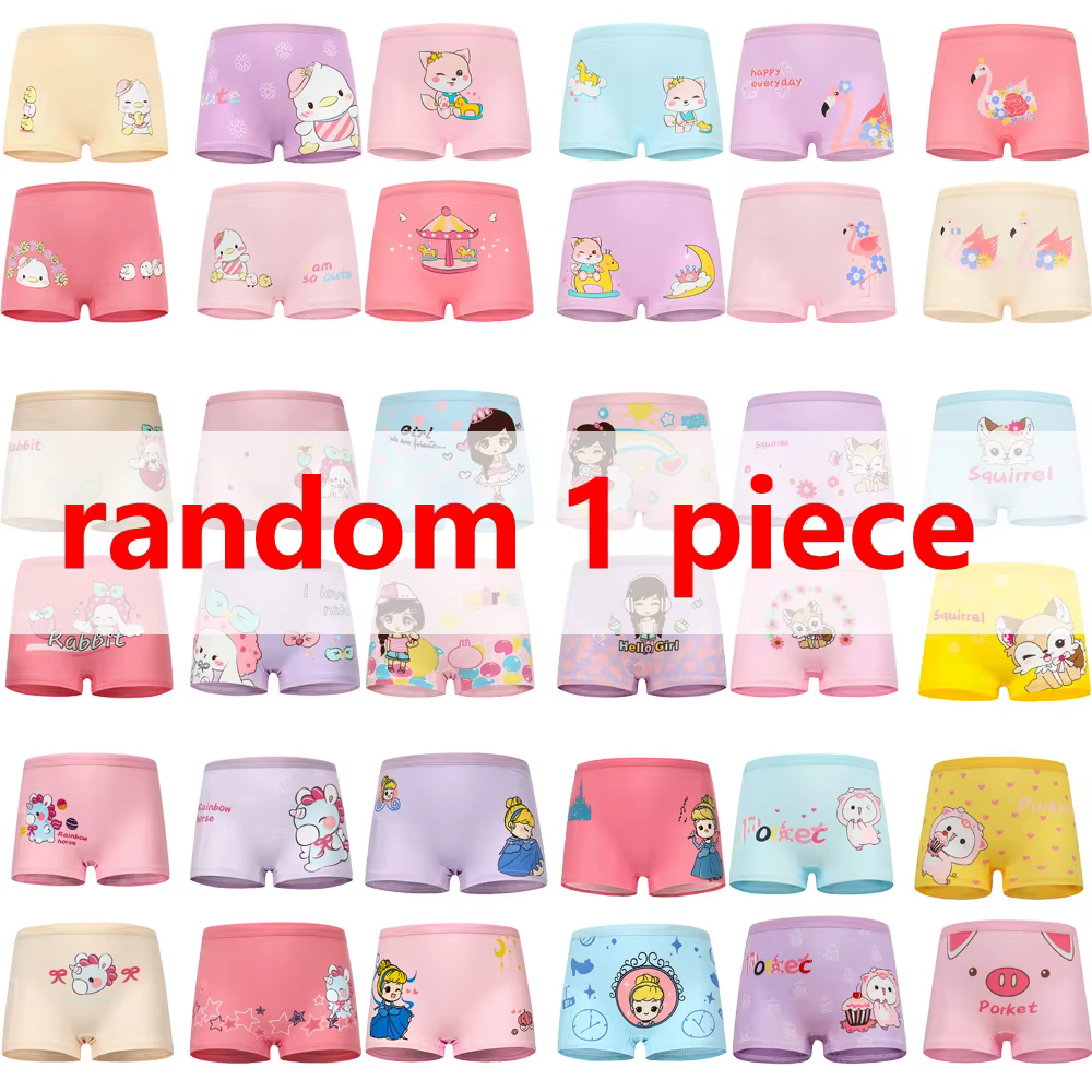1/4/8/12 pièces enfants filles culottes ensembles coton joli mignon dessin animé licorne imprimer en