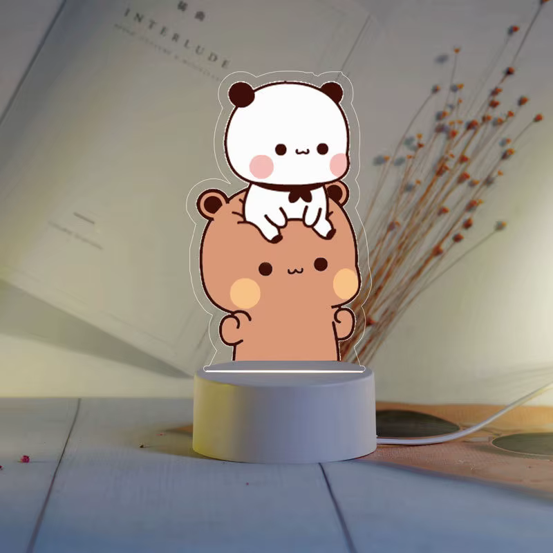 Bubu Dudu veilleuse cadeau pour enfants lumière douce soins des yeux mignon chambre décoration lampe