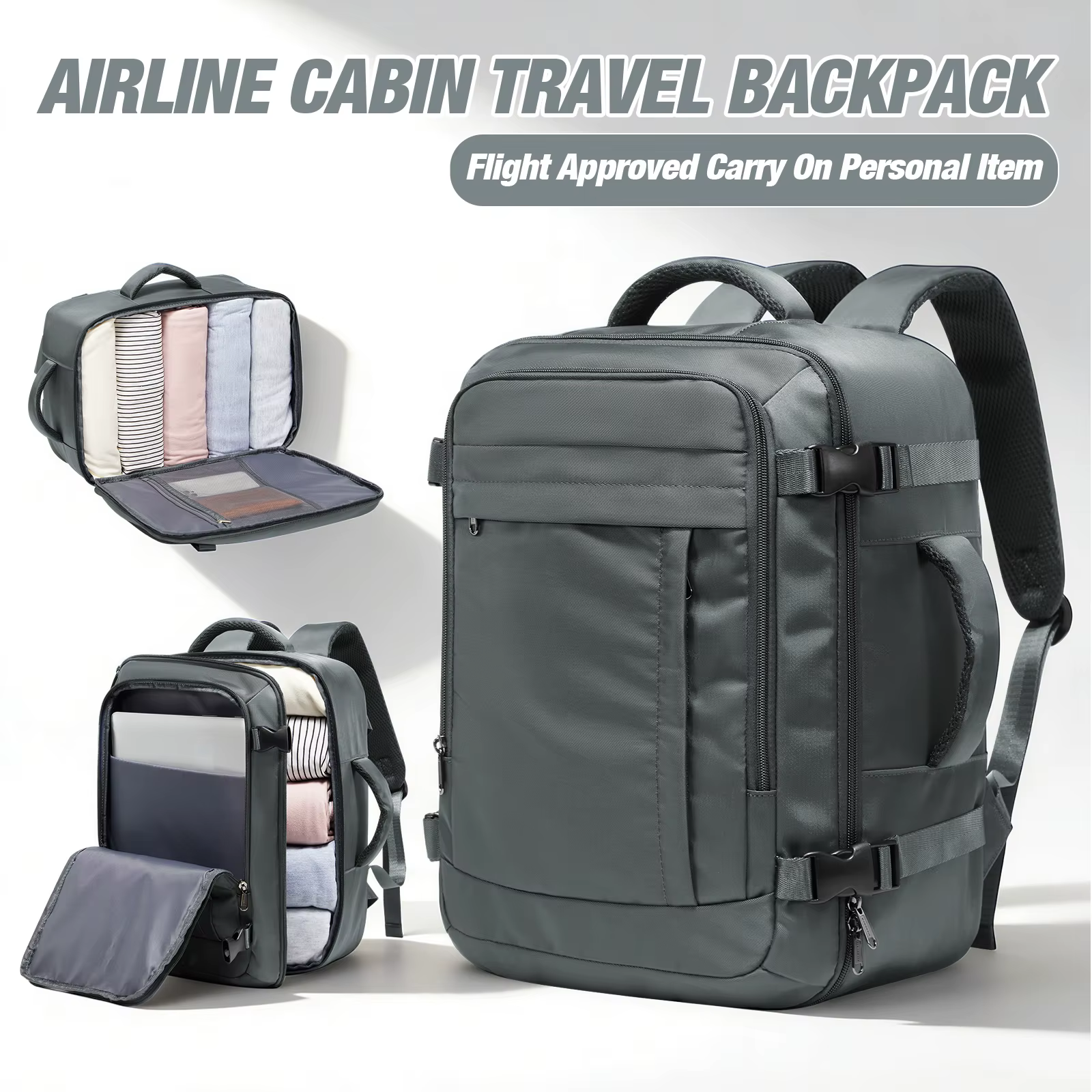 Bagage à main Ryanair 40x30x20, sac à dos pour femmes et hommes, sac de cabine authentique, sac à do