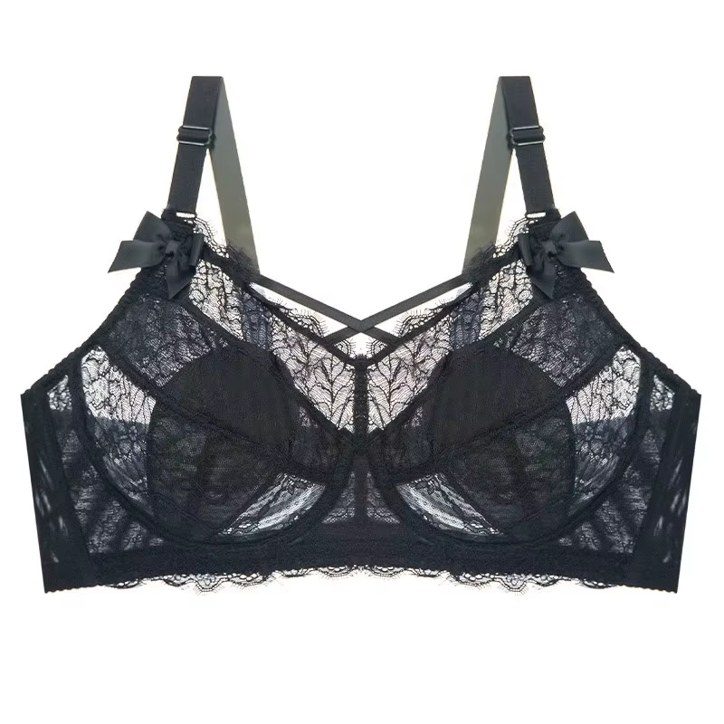 Ensemble de soutien-gorge minimiseur à armatures pour femme, couverture complète, mince, sexy, anti-