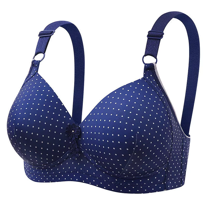 Soutien-gorge imprimé Floral de grande taille, tissu Polyester fin et respirant, confortable, concep