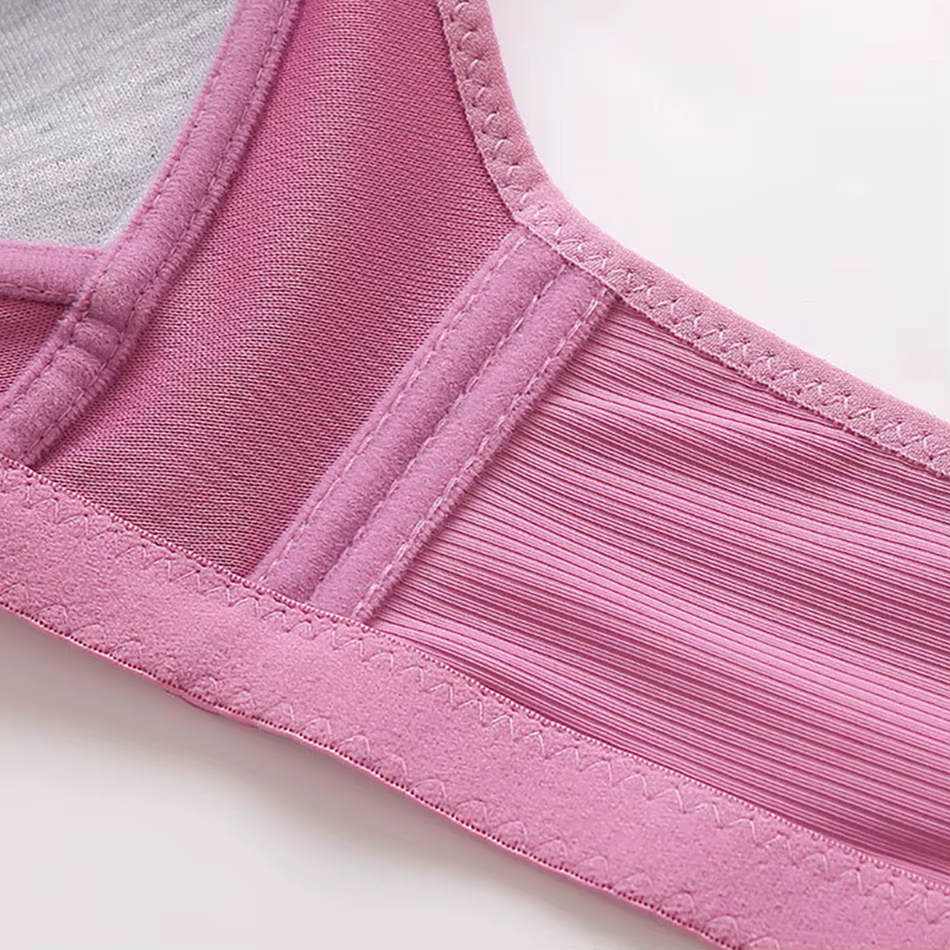 Soutien-gorge d'allaitement sans armatures, soutien-gorge à couverture complète, effet de moulage et