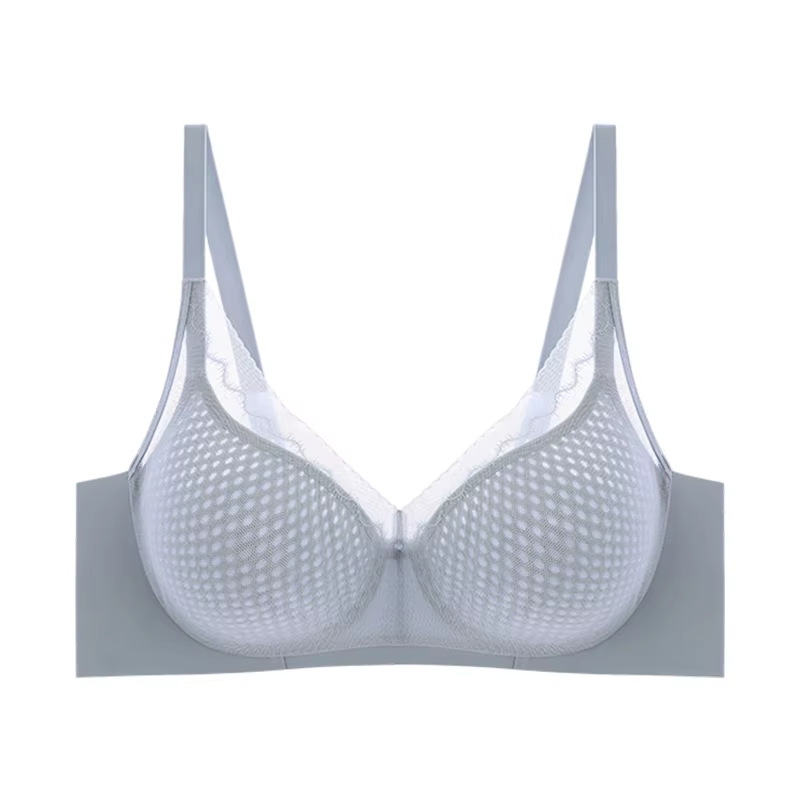 Soutien-gorge grande poitrine pour femme, soutien-gorge léger, respirant, sans couture, soutien doux