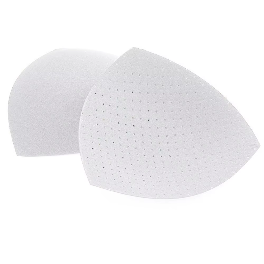 Coussinets de soutien-gorge push-up triangulaires pour femme, inserts fins en éponge pour l'été