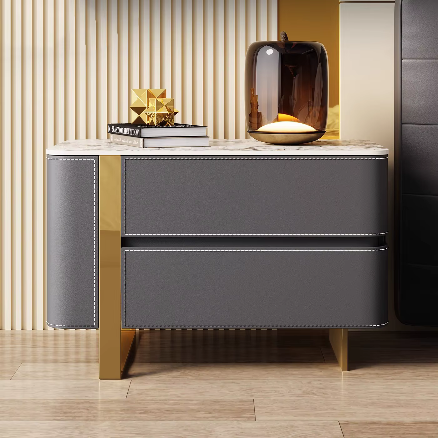 Tables De chevet modernes et tendance, minimalistes, délicates, élégantes, esthétiques De luxe, meub
