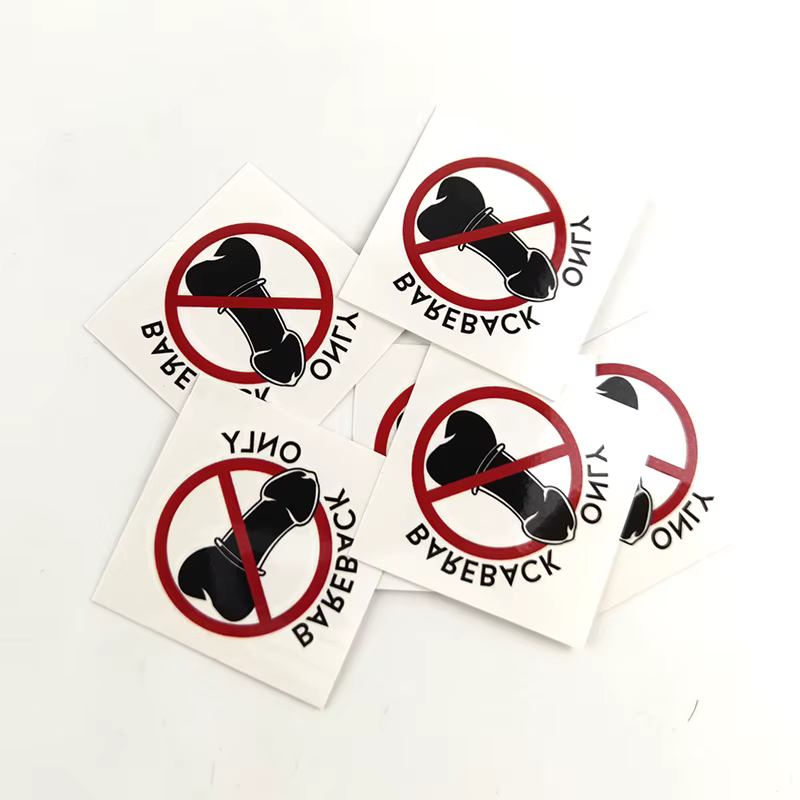 Autocollants de tatouage temporaire à l'effigie de Word, Tatouage corporel factice amusant pour farc