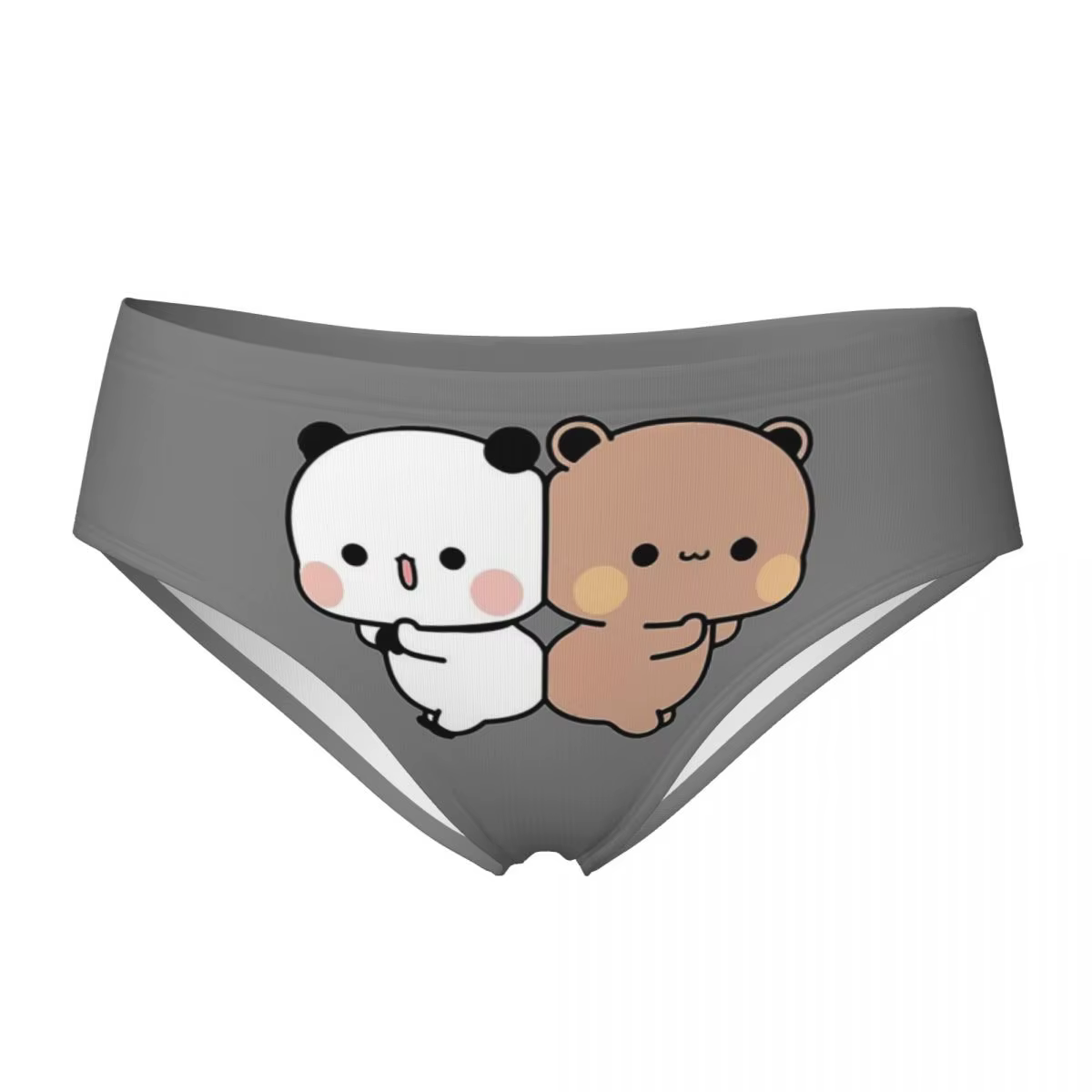 Personnalisé mignon DuDu ours et BuBu Panda Couple culottes slips femmes confort slips sous-vêtement