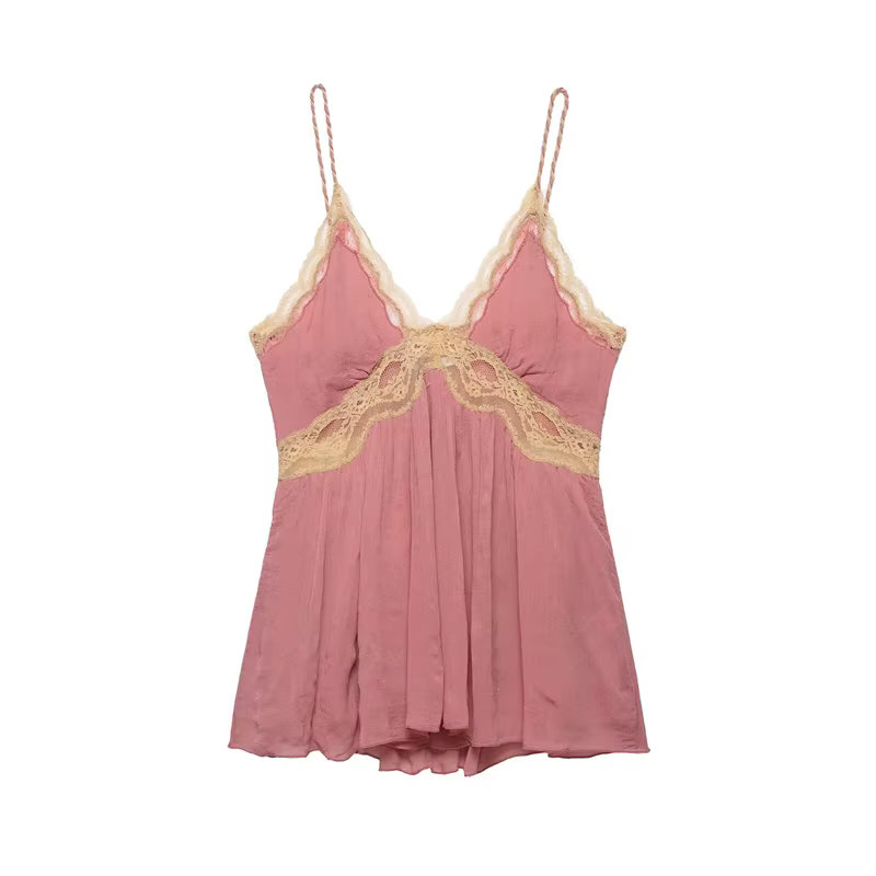 Nouveau haut de lingerie en dentelle tendance, décontracté et polyvalent, élégant et gracieux
