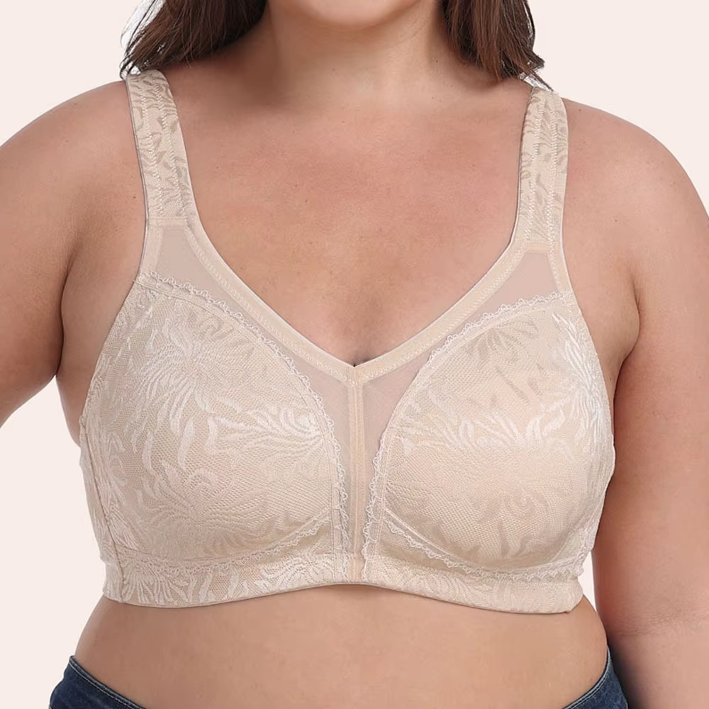Soutien-gorge femme Lingerie grande pleine tasse soutien Bralette sans fil Sexy brassière BH hauts g
