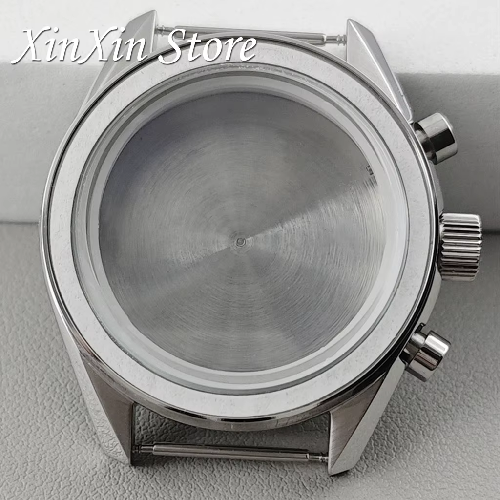 Montre chronographe MoonSwatch VK63 de haute qualité, boîtier et lunette en métal, style professionn