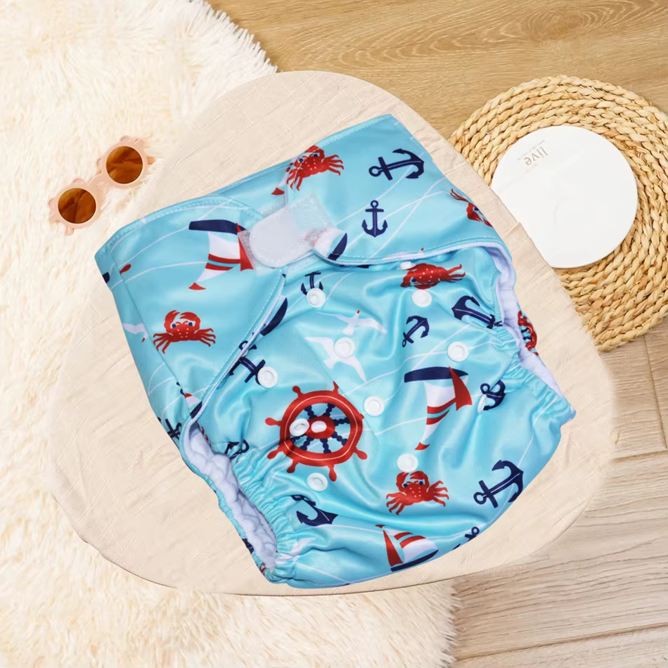 EezKoala – couche-culotte en tissu écologique de grande taille XL, lavable et réglable, réutilisable
