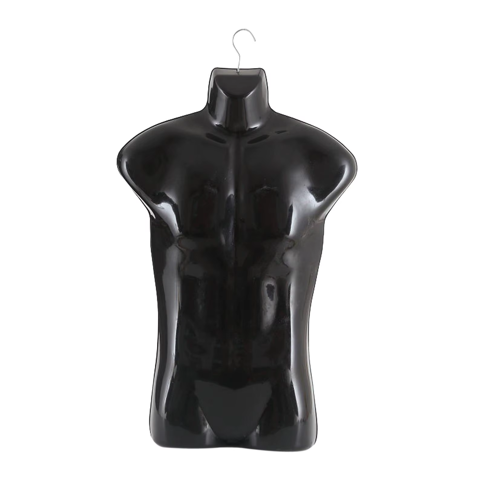 Mannequin de présentation professionnel en plastique, buste demi-corps avec support pour photographe