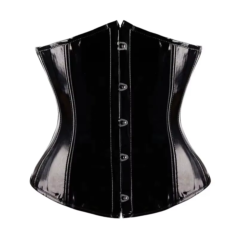 Corset Steampunk à lacets pour femme, ceinture amincissante sous-poitrine, corset sexy amincissant l