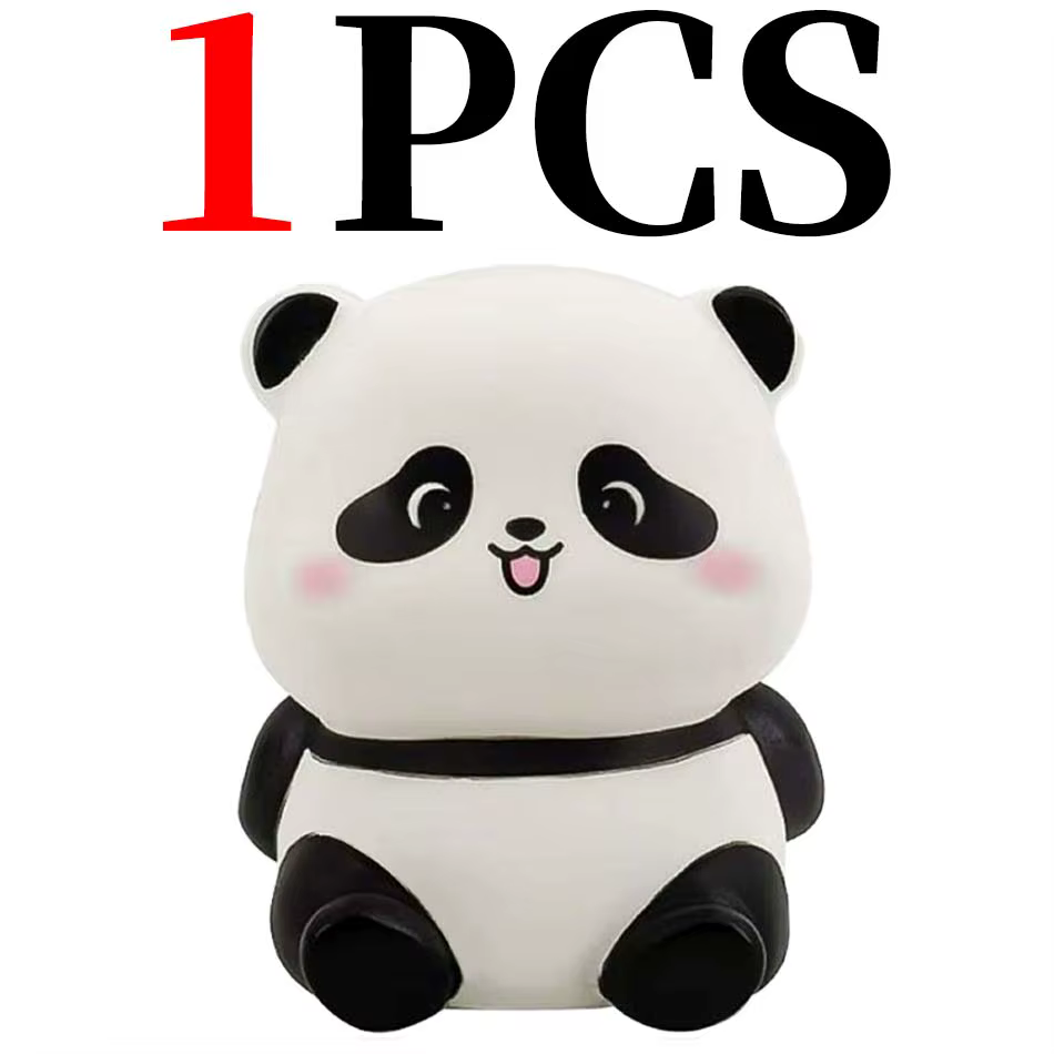 Lampe de nuit LED 2026 pour salon, adorable lampe en plastique en forme de panda, décoration de chev