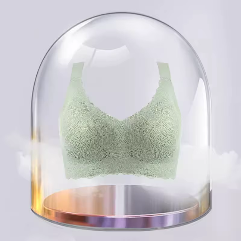Soutien-gorge à armatures en coton pour femme, grande taille, anti-affaissement, fin, fermeture arri