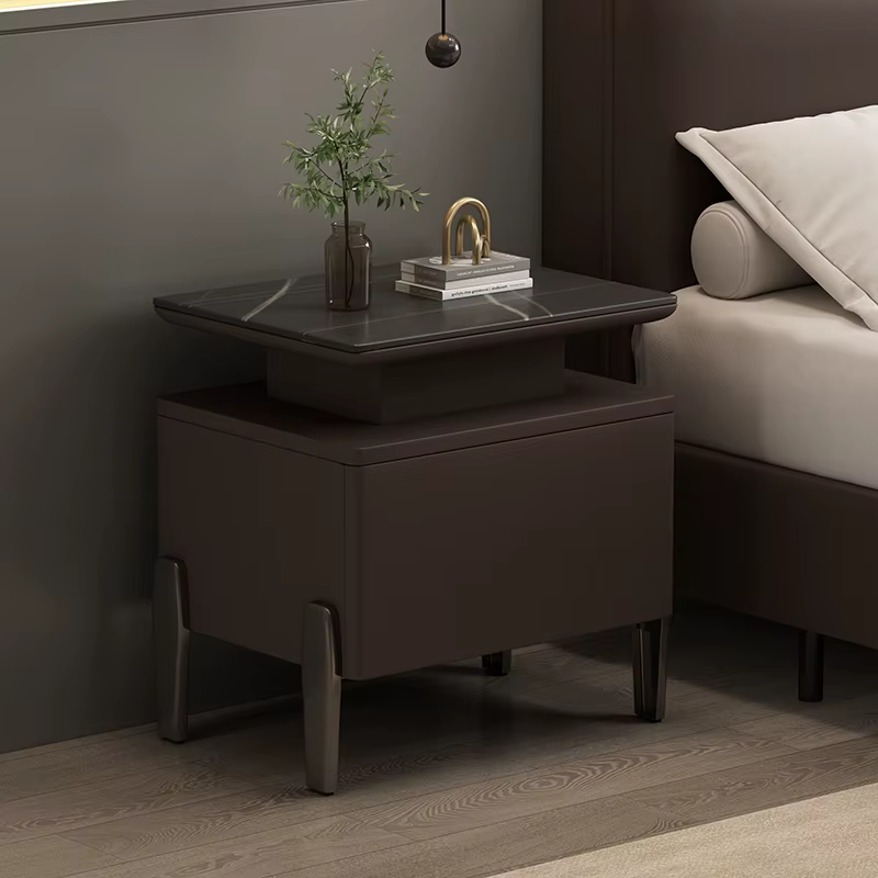 Table De chevet De luxe à la mode minimaliste esthétique européenne universelle Table De chevet Uniq