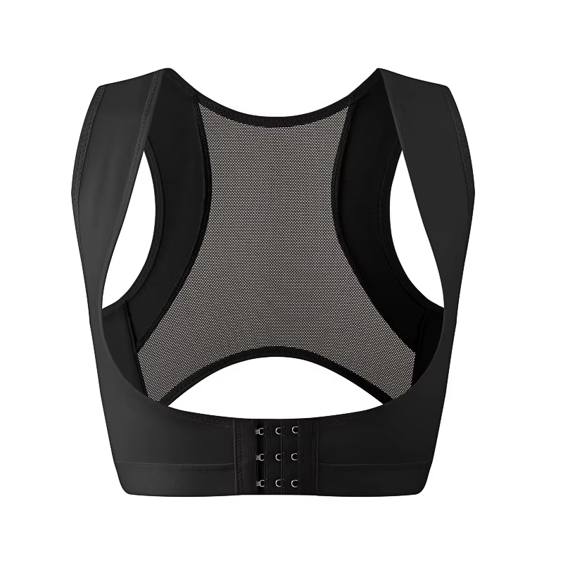 Correcteur de dos de soutien-gorge adulte, sous-vêtements froncés anti-affaissement, tissu en nylon,