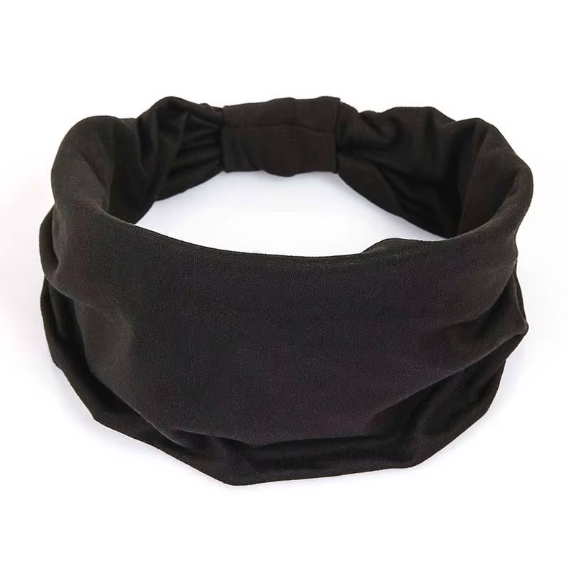 Bandeau femmes cheveux accessoires solide large bandeau nœud Turbans lavage visage maquillage bandea