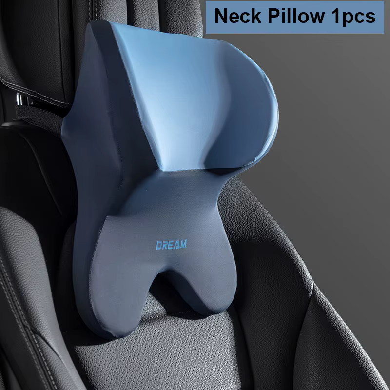 Appui-tête de soutien lombaire de voiture, oreiller de cou universel doux, coussin en mousse à mémoi
