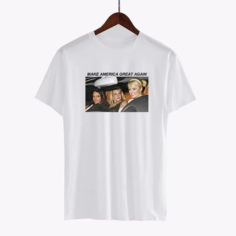 Nouveau Style t-shirt Britney rendre l'amérique grande à nouveau T-shirts mode t-shirt été décontrac
