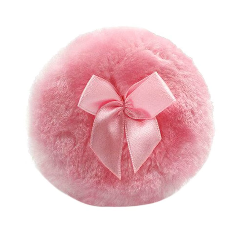 Houppette de poudre en velours pour le visage et le corps, ultra douce, lavable et réutilisable, out