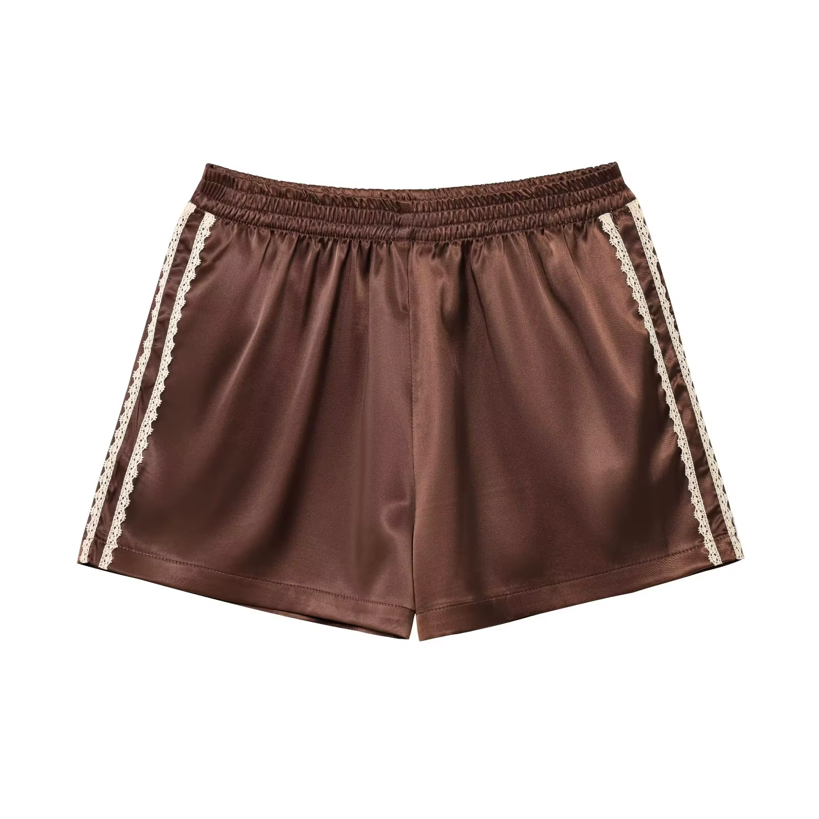 TFMLN femmes nouveau été soie dentelle Shorts culottes Imitation à volants Bloomers Anti-exposition 