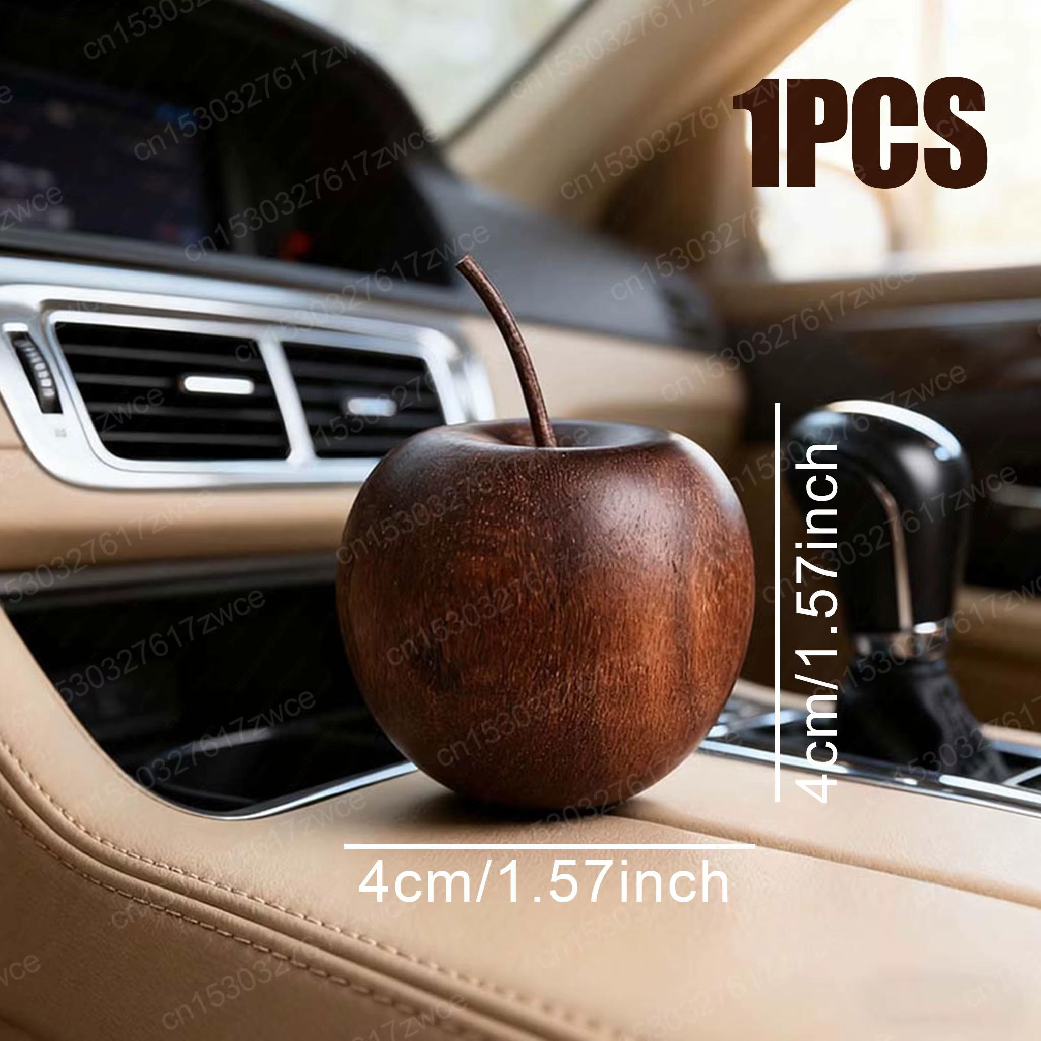 Diffuseur d'arôme de pomme en bois naturel, décor de table pour voiture, maison, bureau, distributeu