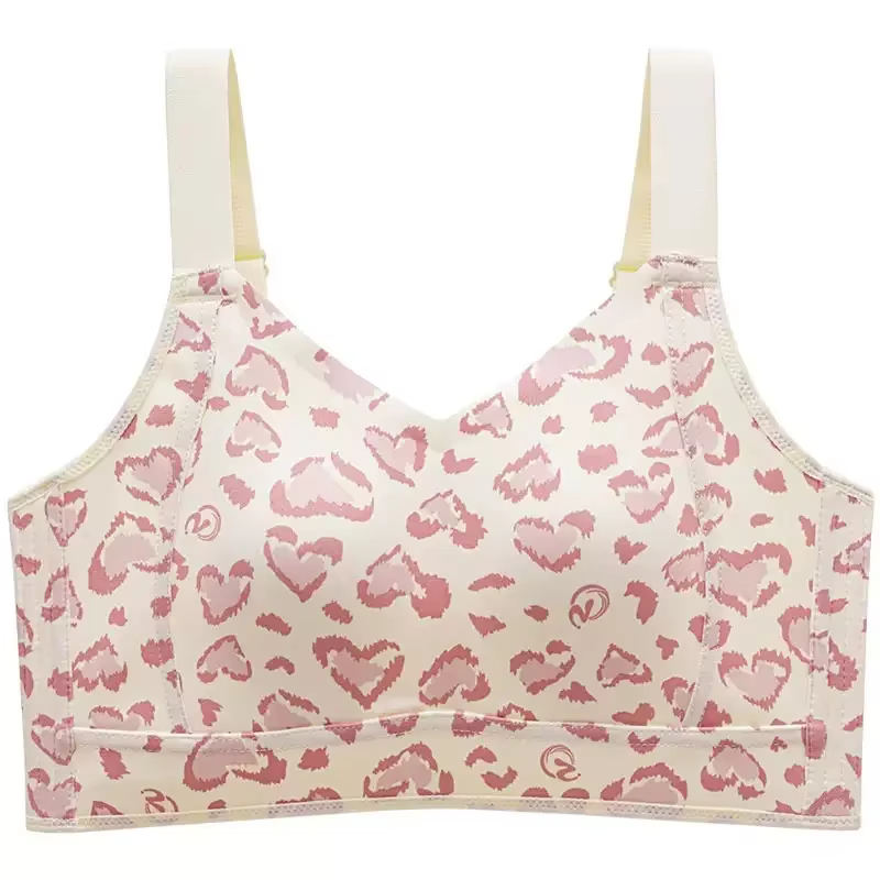 Soutien-gorge push-up pour femmes, pour gros seins, avec bonnets d'oreilles de lapin, empêche l'affa