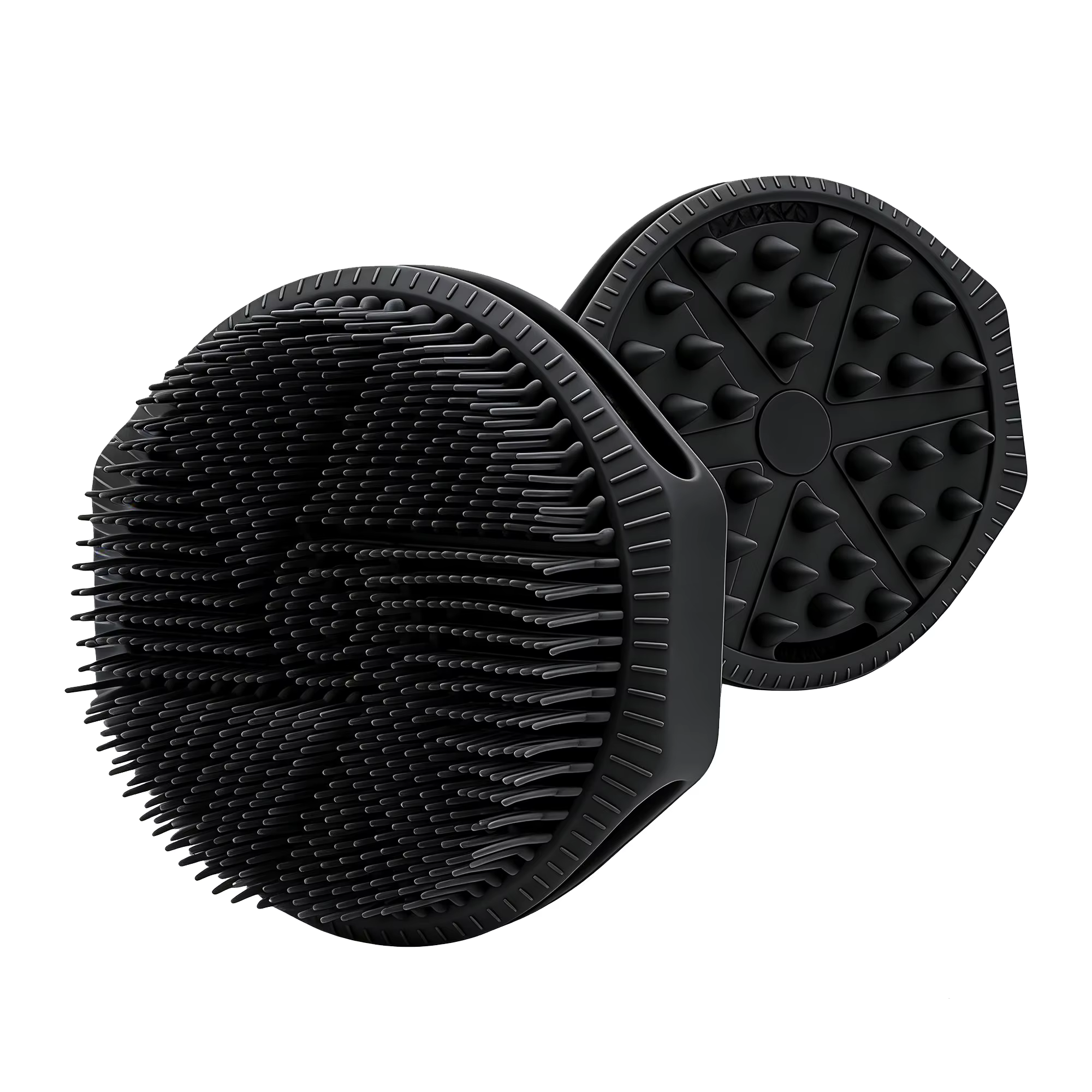 Épurateur de corps en Silicone, brosse de corps Double face Loofah, épurateur de douche et brosse de
