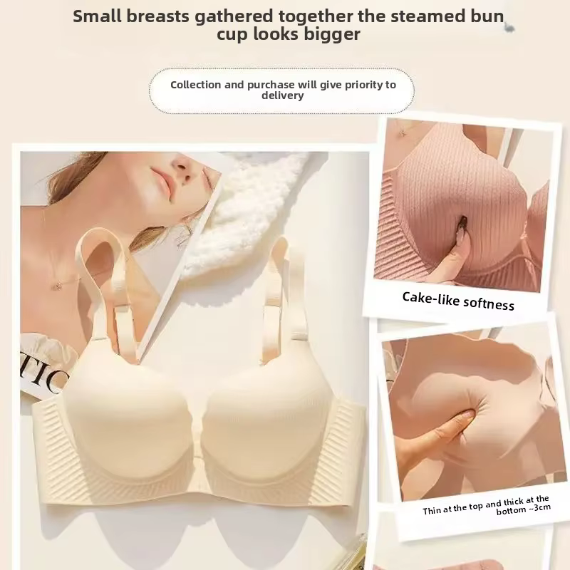 Nouveau soutien-gorge push-up 2026 pour petites poitrines, ultra-épais 6 cm, rembourré, sans armatur