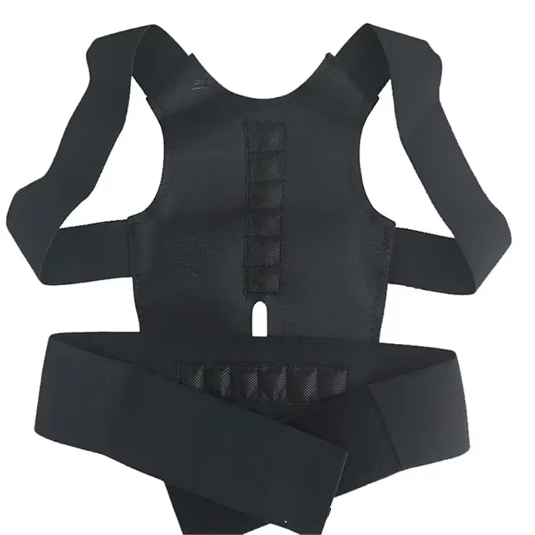 Correcteur de dos droit, ceinture de thérapie correctrice de Posture magnétique, Corset de soutien l