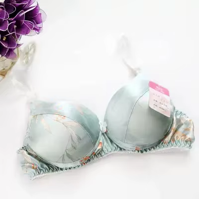 Soutien-gorge en soie de mûrier 100 % double face imprimé, idéal pour l'été – Meilleure vente