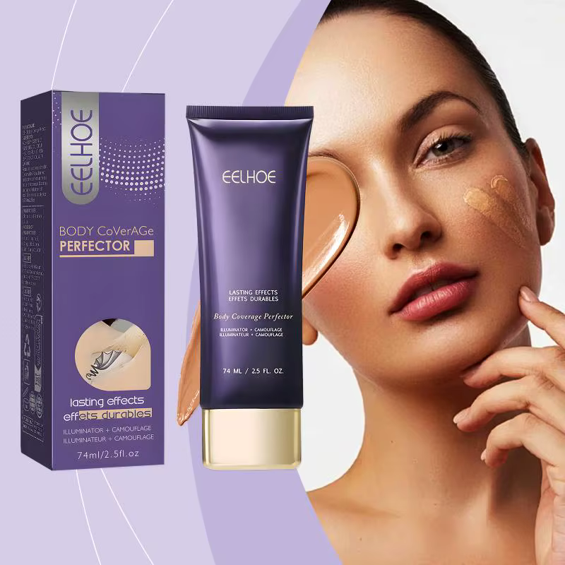 EELHOE Correcteur Corporel Couvrance Totale Longue Durée Cache les Imperfections Fini Naturel Correc