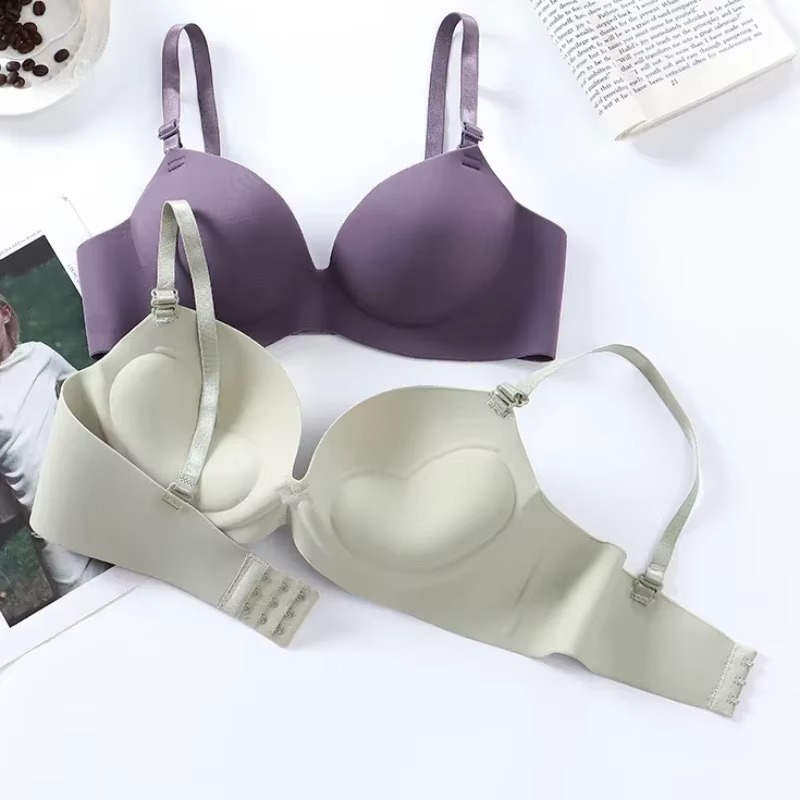 Femmes soutien-gorge sans couture Sexy Push Up Bralette sans fil filles étudiants respirant Lingerie