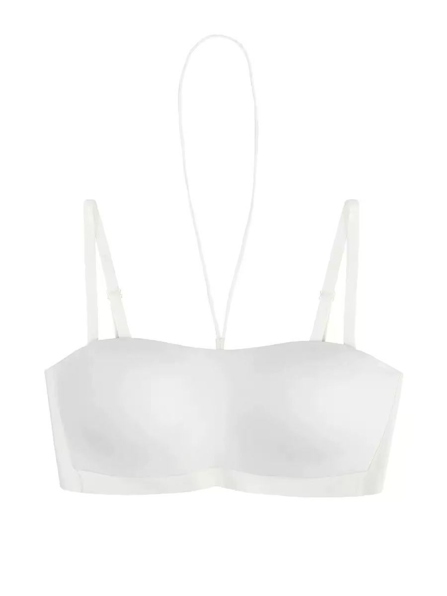 Sous-vêtements sans bretelles, antidérapants, Anti-lumière, sans Trace, sans anneau en acier, col li