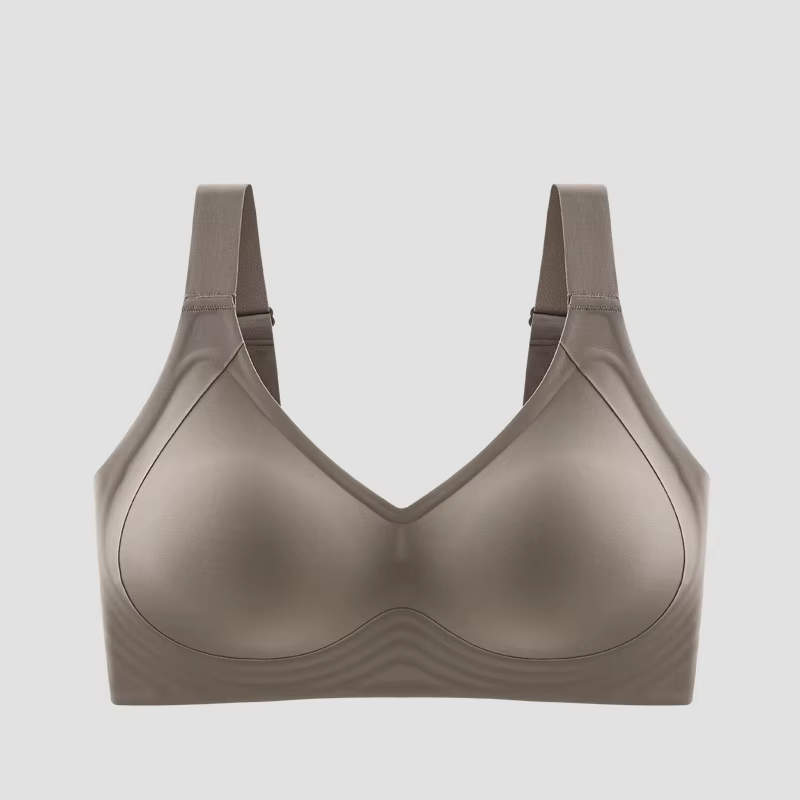 Soutien-gorge de couchage à gros seins pour femmes 6XL sans jantes en acier rassemblées sans cicatri