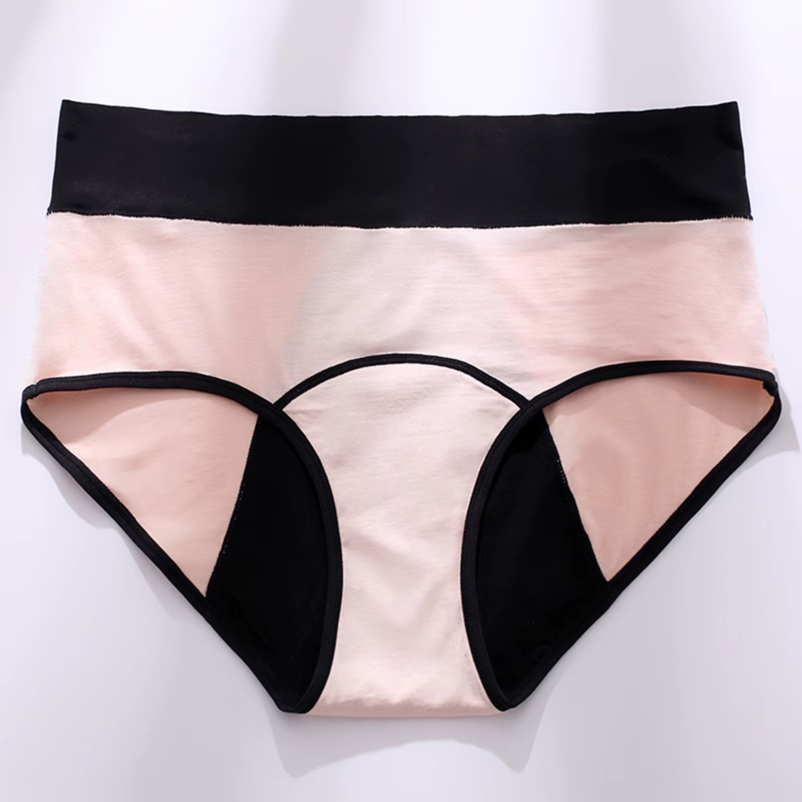 Culottes menstruelles taille moyenne pour femmes, respirantes, anti-fuites, douces et extensibles, s