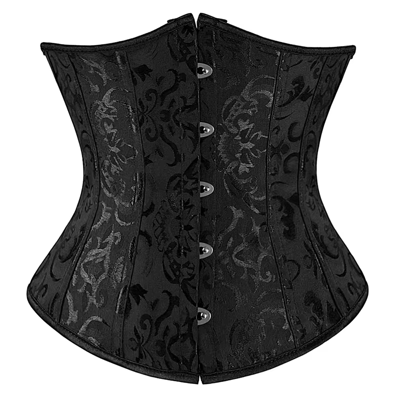 Corset sous le buste, Costume de Pirate, Jacquard, Vintage, pour femmes, ceinture à lacets, Costumes