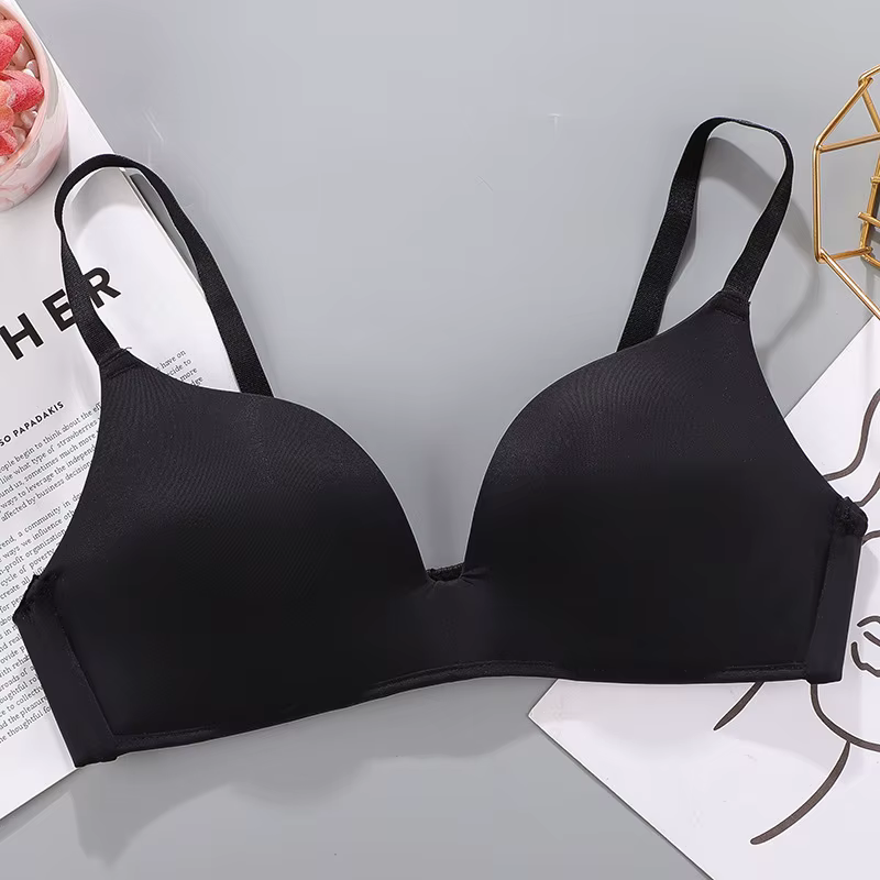 Femmes soutien-gorge sans couture Sexy sans fil Push Up sous-vêtements filles étudiants respirant mi