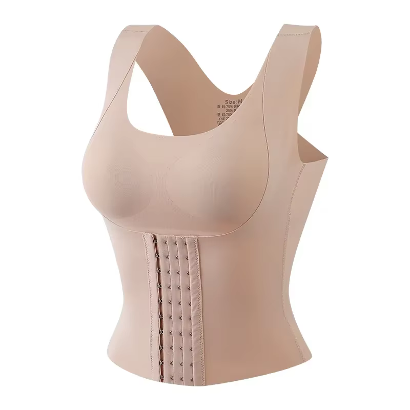 Soutien-gorge boutonné à la taille 3 en 1 pour femmes, modelant la taille, soutien-gorge anti-arrach