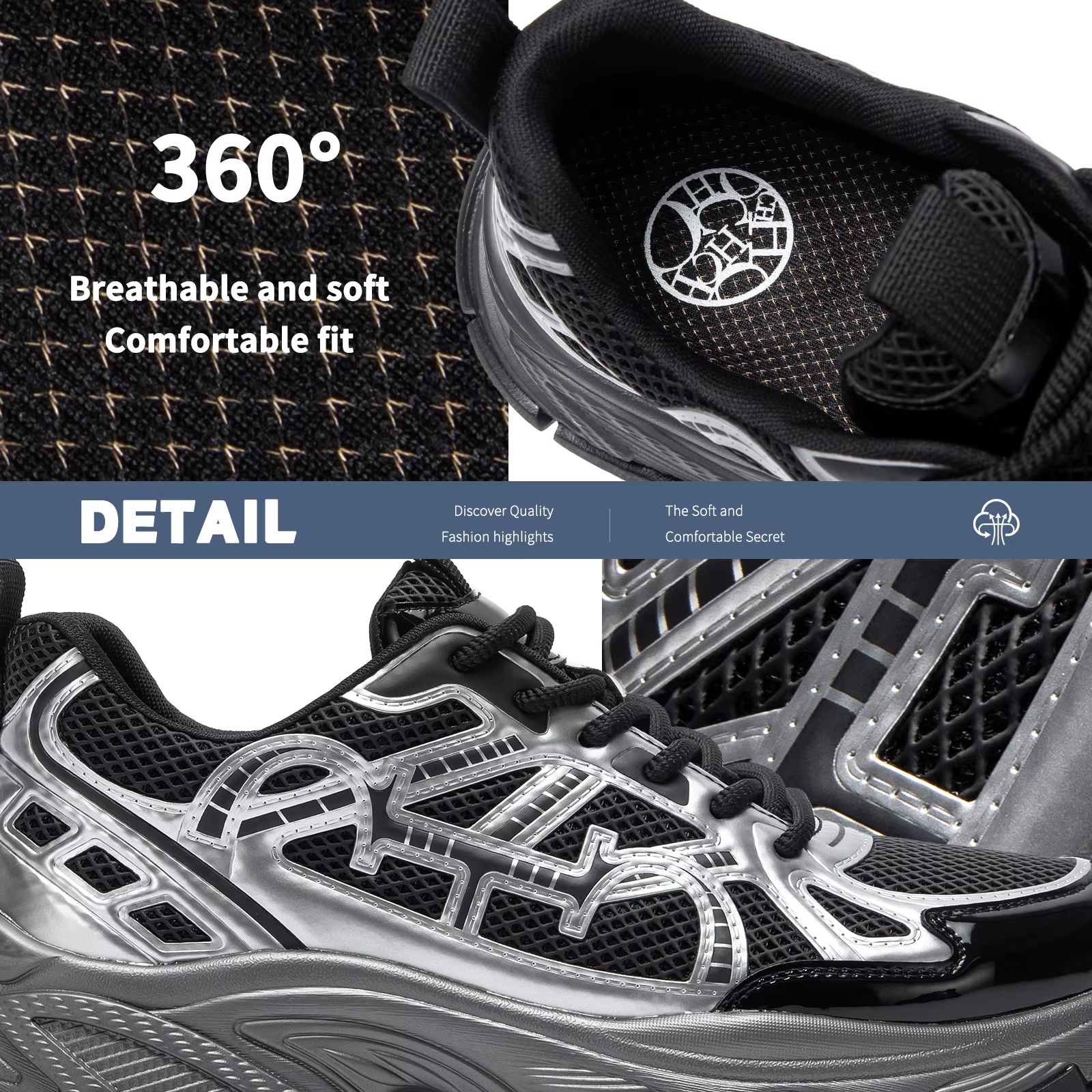 Chaussures décontractées pour hommes été nouvelles chaussures vulcanisées d'extérieur en maille resp