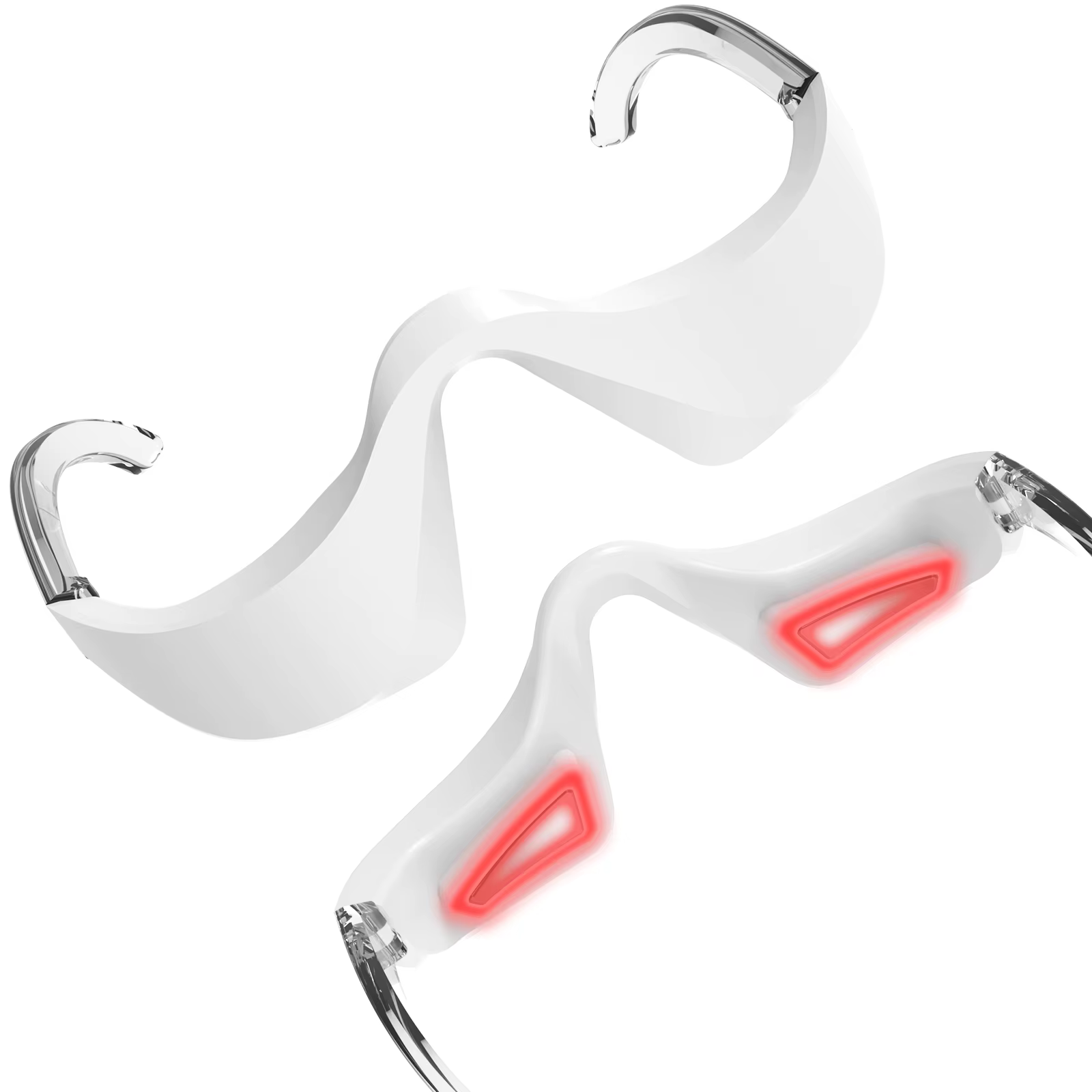 Appareil de beauté LED 3 couleurs pour le contour des yeux, masseur oculaire 3D à micro-courant, mas