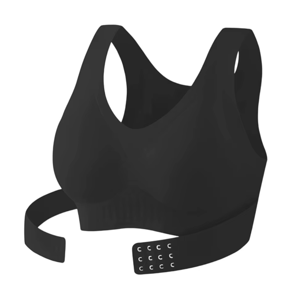 Soutien-gorge anti-affaissement et correcteur de posture avec soutien dorsal et fermeture avant pour