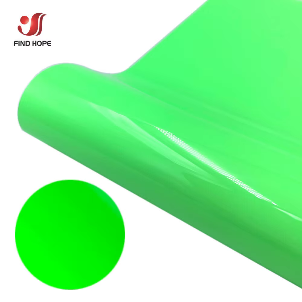 Vinyle de transfert de chaleur qui brille dans la nuit, impression graphique HTV lumineuse, tissu po